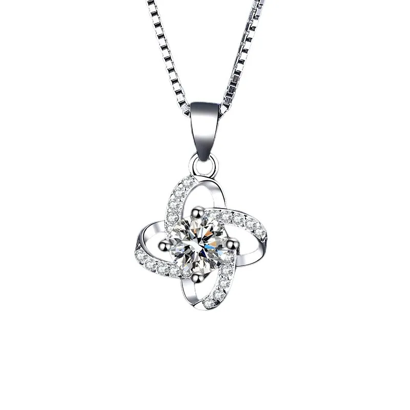 HK0031 Lefei Fashion Luxury Trendy Classic Moissanite 0.5 CT Box Chain Clover Necklaces For Women s925 Silver Party Jewelry Gift
HK0031 Lefei Fashion Luxury Trendy Classic Moissanite 0.5 CT Box Chain Clover Necklaces For Women s925 Silver Party Jewelry Gift