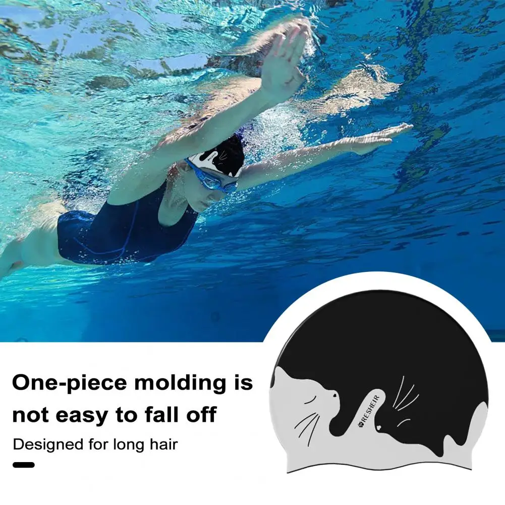 Kids Swimming Hat Children's Cartoon Pattern Silicone Waterproof Swimming Hat with Ears Dry Hair Swim Cap for Diving
Kids Swimming Hat Children's Cartoon Pattern Silicone Waterproof Swimming Hat with Ears Dry Hair Swim Cap for Diving