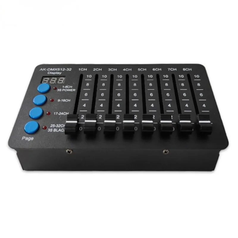 New-32 Channel Simple Mini DMX512 Controller Type-C Battery Lights LED Par Lighting Console For Computer Light Dimmer
New-32 Channel Simple Mini DMX512 Controller Type-C Battery Lights LED Par Lighting Console For Computer Light Dimmer