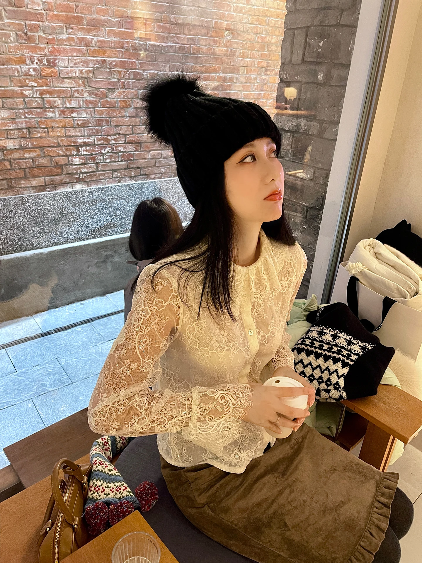 Блузка Heidy New Year с воротником-стойкой, пайетками, имитацией кружева, двухслойная, корейский стиль, приталенная, длинный рукав
Блузка Heidy New Year с воротником-стойкой, пайетками, имитацией кружева, двухслойная, корейский стиль, приталенная, длинный рукав