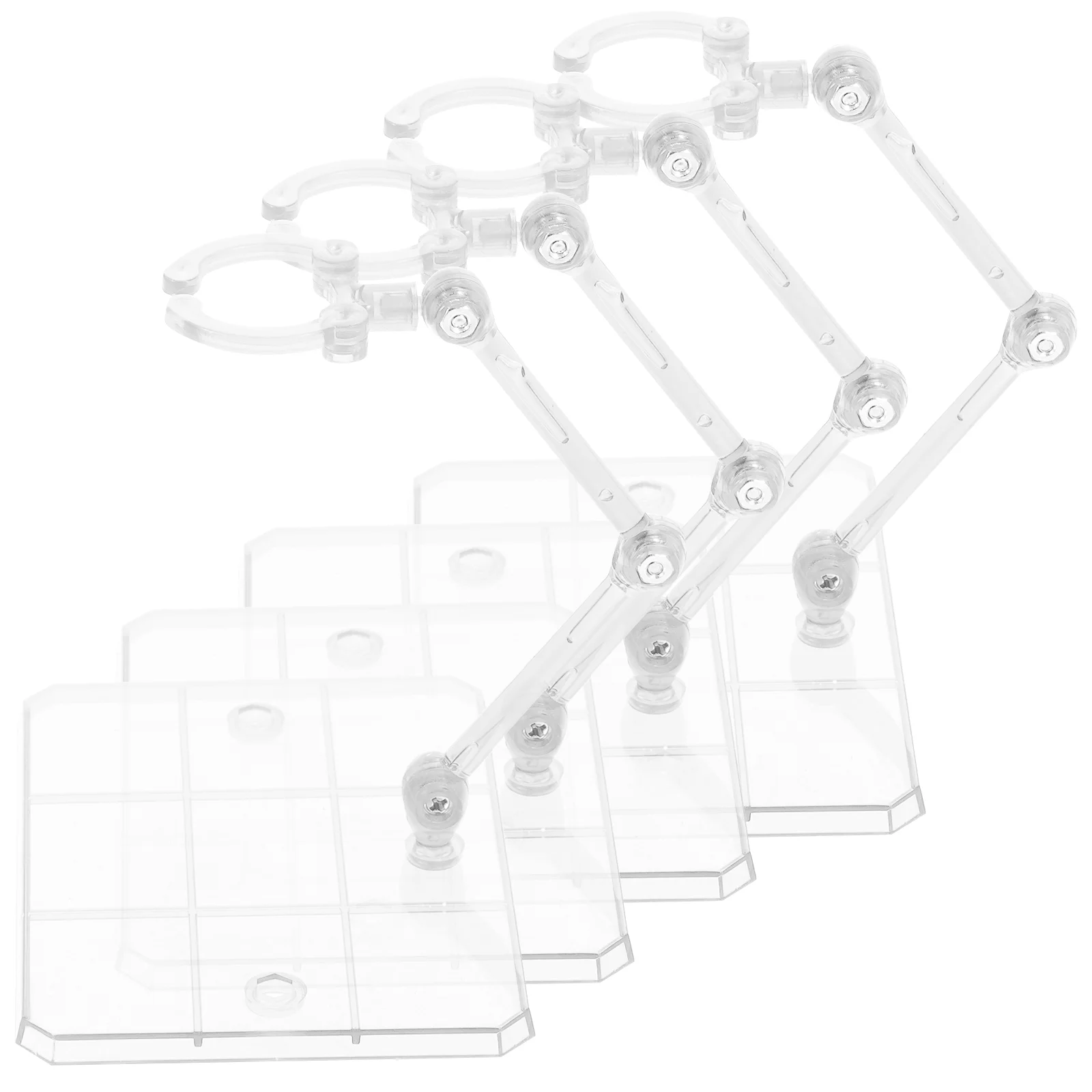 4 Pcs Action Figure Stand Stands Figurine Holder Desktop Accessories Displaying Standing Rack Adjustable Support Represent
4 Pcs Action Figure Stand Stands Figurine Holder Desktop Accessories Displaying Standing Rack Adjustable Support Represent