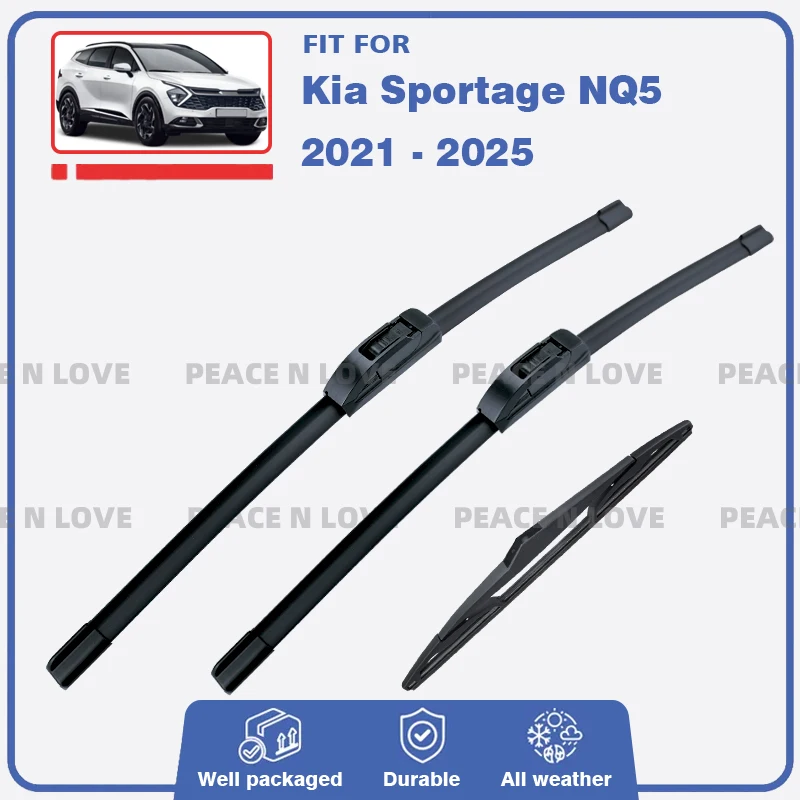 Передние и задние щетки стеклоочистителя для Kia Sportage NQ5 2021-2202 комплект щеток для окон, лобового стекла, резиновые щетки, автомобильные аксессуары
Передние и задние щетки стеклоочистителя для Kia Sportage NQ5 2021-2202 комплект щеток для окон, лобового стекла, резиновые щетки, автомобильные аксессуары