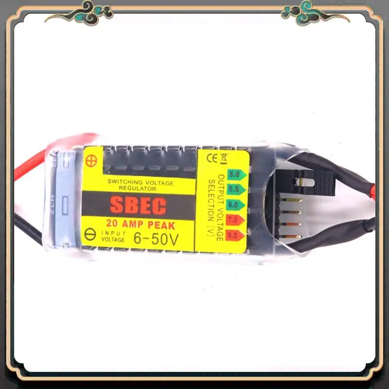 ASMA-20A BEC SBEC Switching By Jumper For 5V 5.5V 6V 7V Or 9V Operation High Voltage Input 2-12S For RC Drone Airplane
ASMA-20A BEC SBEC Switching By Jumper For 5V 5.5V 6V 7V Or 9V Operation High Voltage Input 2-12S For RC Drone Airplane