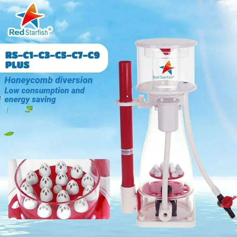 Red Starfish RS-C Series DC Aquarium Coral Reef Protein Skimmer Needle Wheel DC Acrylic Filter for Marine Coral Reef Fish Tank
Red Starfish RS-C Series DC Aquarium Coral Reef Protein Skimmer Needle Wheel DC Acrylic Filter for Marine Coral Reef Fish Tank