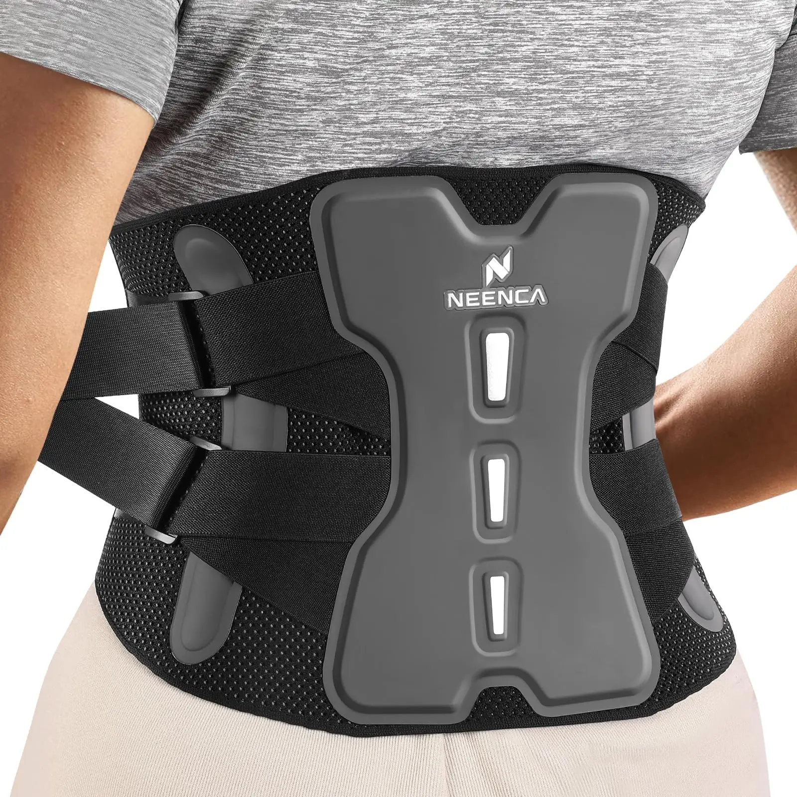 NEENCA Back Brace for Lower Back Pain Relief Lumbar Support Belt for Men & Women Soft Breathable Mesh for Sciatica, Scoliosis
NEENCA Back Brace for Lower Back Pain Relief Lumbar Support Belt for Men & Women Soft Breathable Mesh for Sciatica, Scoliosis