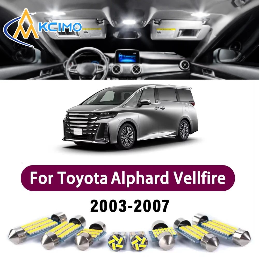LED Bulb Interior Dome Map Footwell Door Trunk Light Kit For Toyota Alphard Vellfire 10 Series 2003-2007
LED Bulb Interior Dome Map Footwell Door Trunk Light Kit For Toyota Alphard Vellfire 10 Series 2003-2007