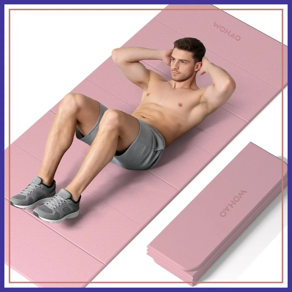 Folding Yoga Mat 74x31x0.31in Extra Wide Non-Slip TPE Mat for Travel Home Gym
Folding Yoga Mat 74x31x0.31in Extra Wide Non-Slip TPE Mat for Travel Home Gym