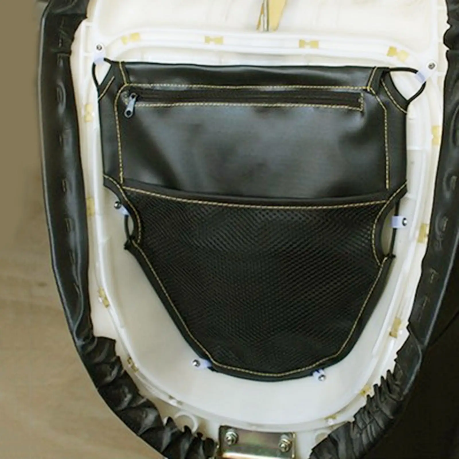 Leather Motorbike Motorcycle Scooter under Seat Storage Pouch Bag Premium
Leather Motorbike Motorcycle Scooter under Seat Storage Pouch Bag Premium