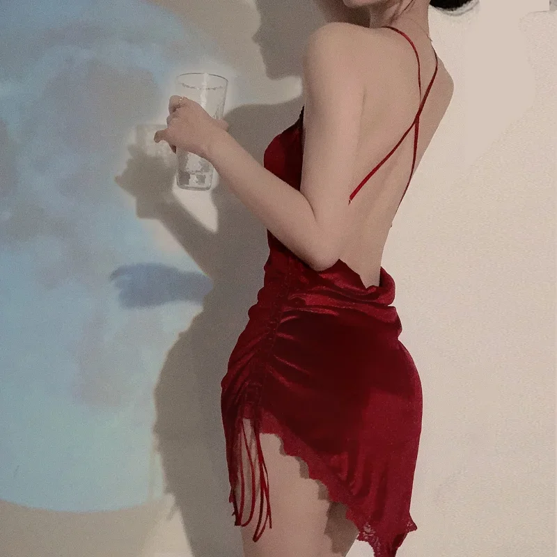Palace style sexy sleepwear velvet beauty back strap nightdress lace backless bandage night dress women nightgowns sleep tops
Palace style sexy sleepwear velvet beauty back strap nightdress lace backless bandage night dress women nightgowns sleep tops
