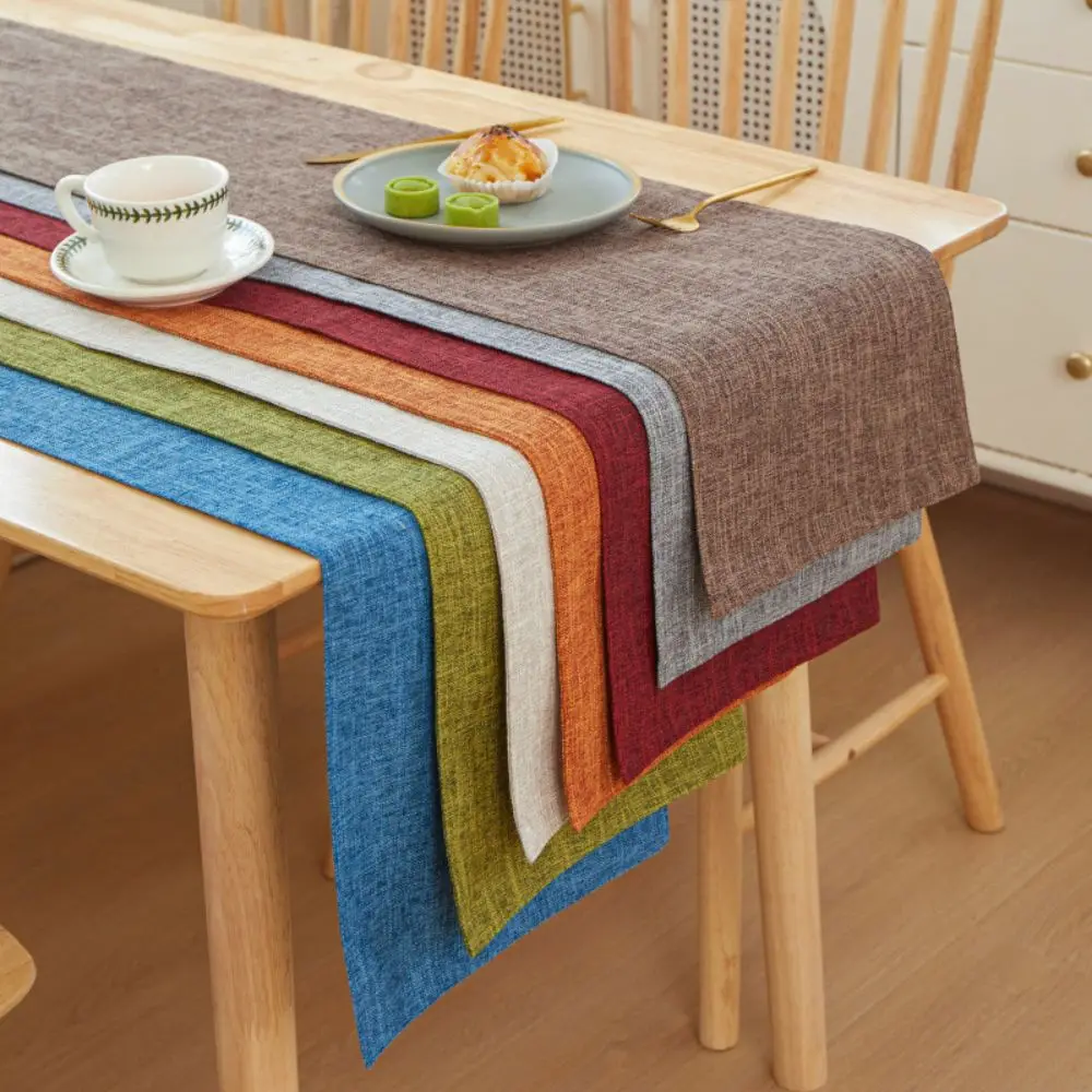 1pc Minimalist Style Linen Table Runner Thick Luxury Elegant Farmhouse Tabletop Mat Solid Printed Pattern DIY Dining Table Decor
1pc Minimalist Style Linen Table Runner Thick Luxury Elegant Farmhouse Tabletop Mat Solid Printed Pattern DIY Dining Table Decor