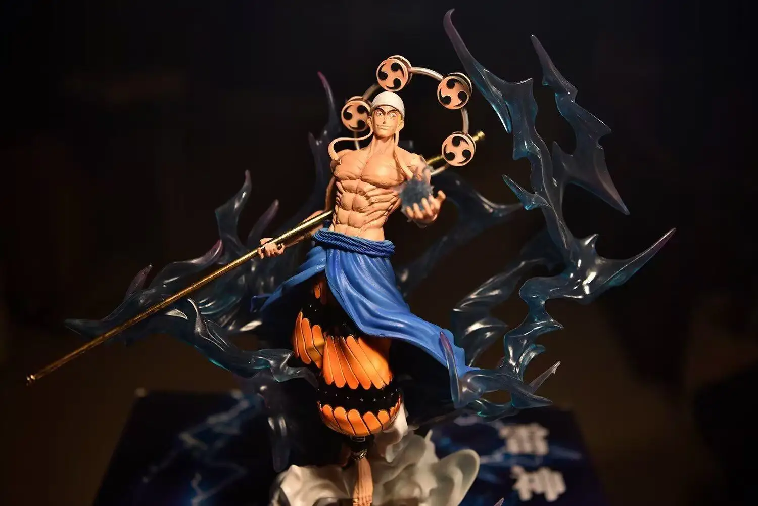 One Piece Enel Thunder God Light Up Double Head Sculpt Anime Action Figure Statue Desktop Decoration For Anime Fans Gift
One Piece Enel Thunder God Light Up Double Head Sculpt Anime Action Figure Statue Desktop Decoration For Anime Fans Gift