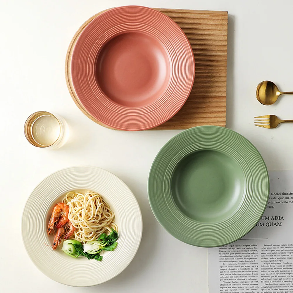 Ceramic Pasta Plate Straw Hat Shape Dinner Plate for Household Restaurant Bar Snack Dessert Serving Pasta Bowl
Ceramic Pasta Plate Straw Hat Shape Dinner Plate for Household Restaurant Bar Snack Dessert Serving Pasta Bowl