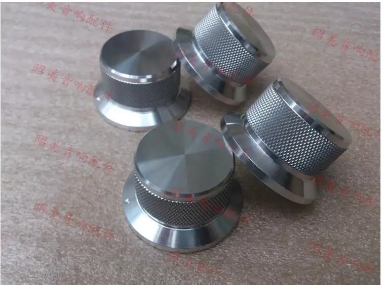 All-aluminium solid volume knob with diameter of 50 handle, diameter of 40 and height of 25 hole 6MM 50X40X25MM-5PCS/LOT
All-aluminium solid volume knob with diameter of 50 handle, diameter of 40 and height of 25 hole 6MM 50X40X25MM-5PCS/LOT