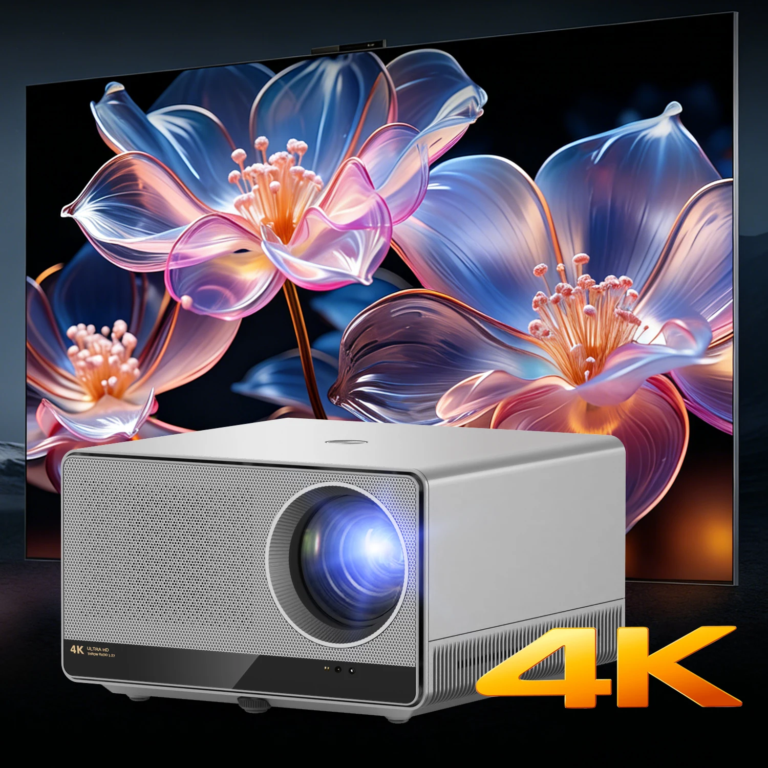 U1 Native 4K (3840x2160) Smart Projector 800 ANSI Lumens, Auto Focus & Keystone, Android TV, HDR10
U1 Native 4K (3840x2160) Smart Projector 800 ANSI Lumens, Auto Focus & Keystone, Android TV, HDR10