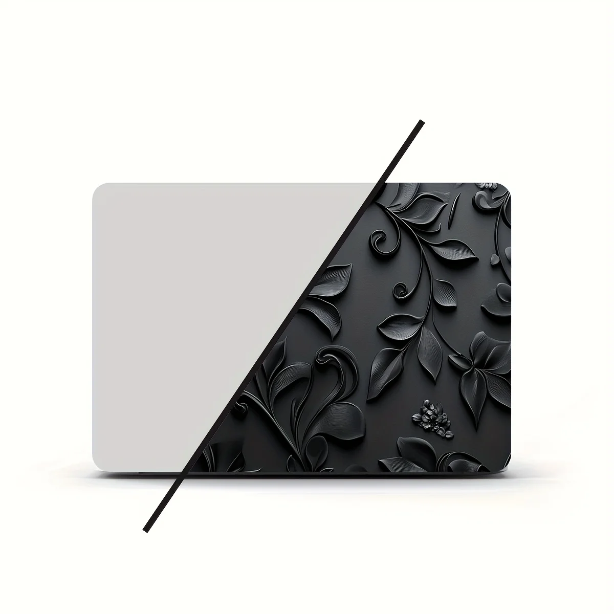 Pack of 2, Black + Flower, Pattern Laptop Art Decal Case, Universal Netbook Skin Sticker Non-reusable Laptop Skin Sticker Decal
Pack of 2, Black + Flower, Pattern Laptop Art Decal Case, Universal Netbook Skin Sticker Non-reusable Laptop Skin Sticker Decal