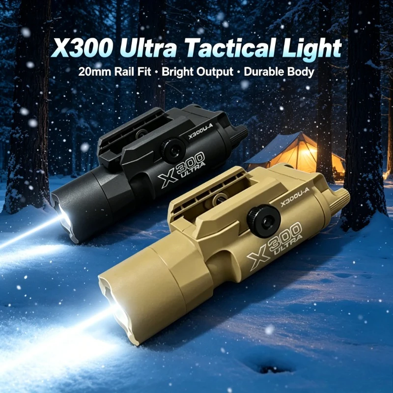 X300 Multi-functional LED Flashlight 20mm Weaver Rail Airsoft Toy Gun Hobby Gift 2026 New Upgrade
X300 Multi-functional LED Flashlight 20mm Weaver Rail Airsoft Toy Gun Hobby Gift 2026 New Upgrade