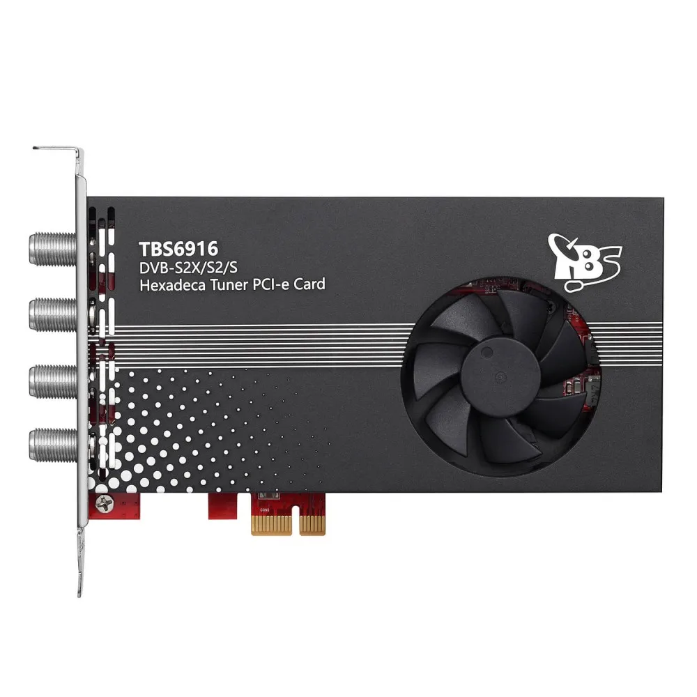 Tbs6916 Dvb-s2x/s2/s Hexadeca Tuner Card
Tbs6916 Dvb-s2x/s2/s Hexadeca Tuner Card