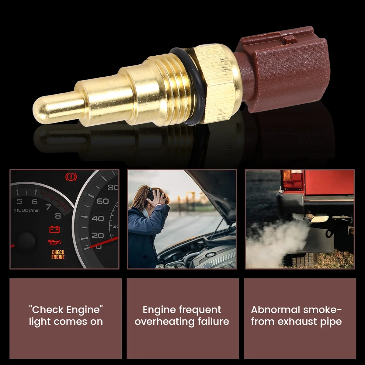 NEW ARRIVAL erature Sensor B6S718840 Engine Coolant Temperature Sensor for Mazda MX-5 1.6 Mk1
NEW ARRIVAL erature Sensor B6S718840 Engine Coolant Temperature Sensor for Mazda MX-5 1.6 Mk1