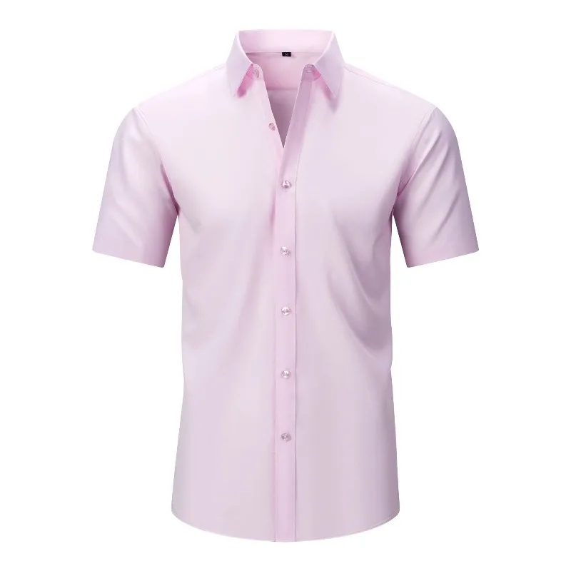 Men's Shirt Short Sleeve Summer Stretch Shirt Shirt Solid Color Casual Fashion
Men's Shirt Short Sleeve Summer Stretch Shirt Shirt Solid Color Casual Fashion
