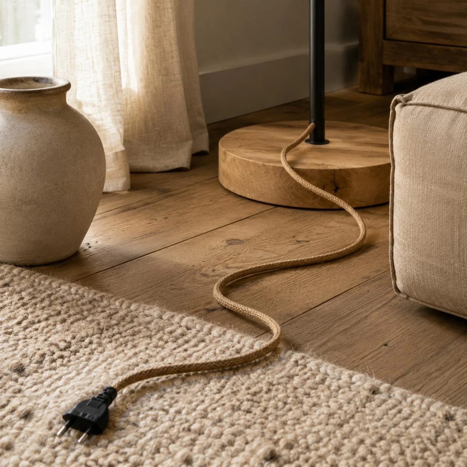 Europlug Power Cord Rustic Braided Lamp Cord Mains Cable Long-Lasting
Europlug Power Cord Rustic Braided Lamp Cord Mains Cable Long-Lasting