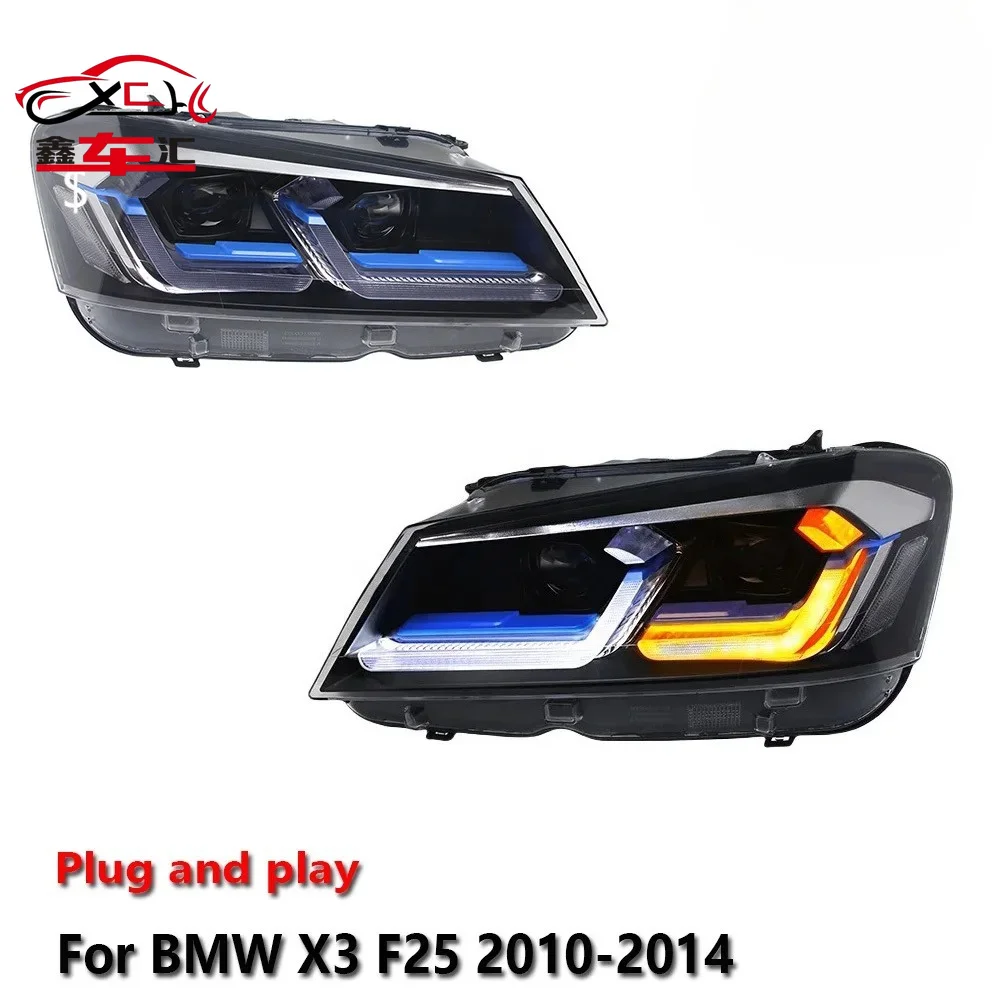 Car LED Headlight Assemblies For BMW X3 F25 2010-2014 Fog DRL Brake Turn Signal Lamp Plug and Play
Car LED Headlight Assemblies For BMW X3 F25 2010-2014 Fog DRL Brake Turn Signal Lamp Plug and Play