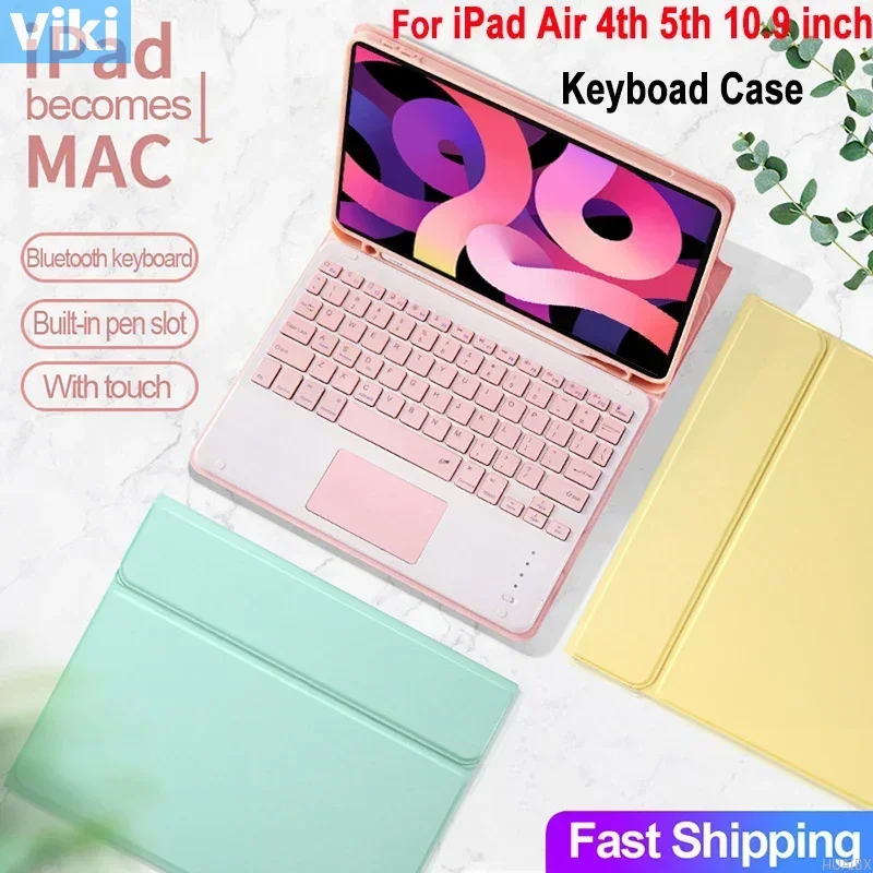 Чехол-клавиатура для iPad Air 5-го поколения 10,9 дюймов 2022, съемные чехлы для клавиатуры для iPad Air 4-го поколения 10,9 дюймов 2020 Funda
Чехол-клавиатура для iPad Air 5-го поколения 10,9 дюймов 2022, съемные чехлы для клавиатуры для iPad Air 4-го поколения 10,9 дюймов 2020 Funda