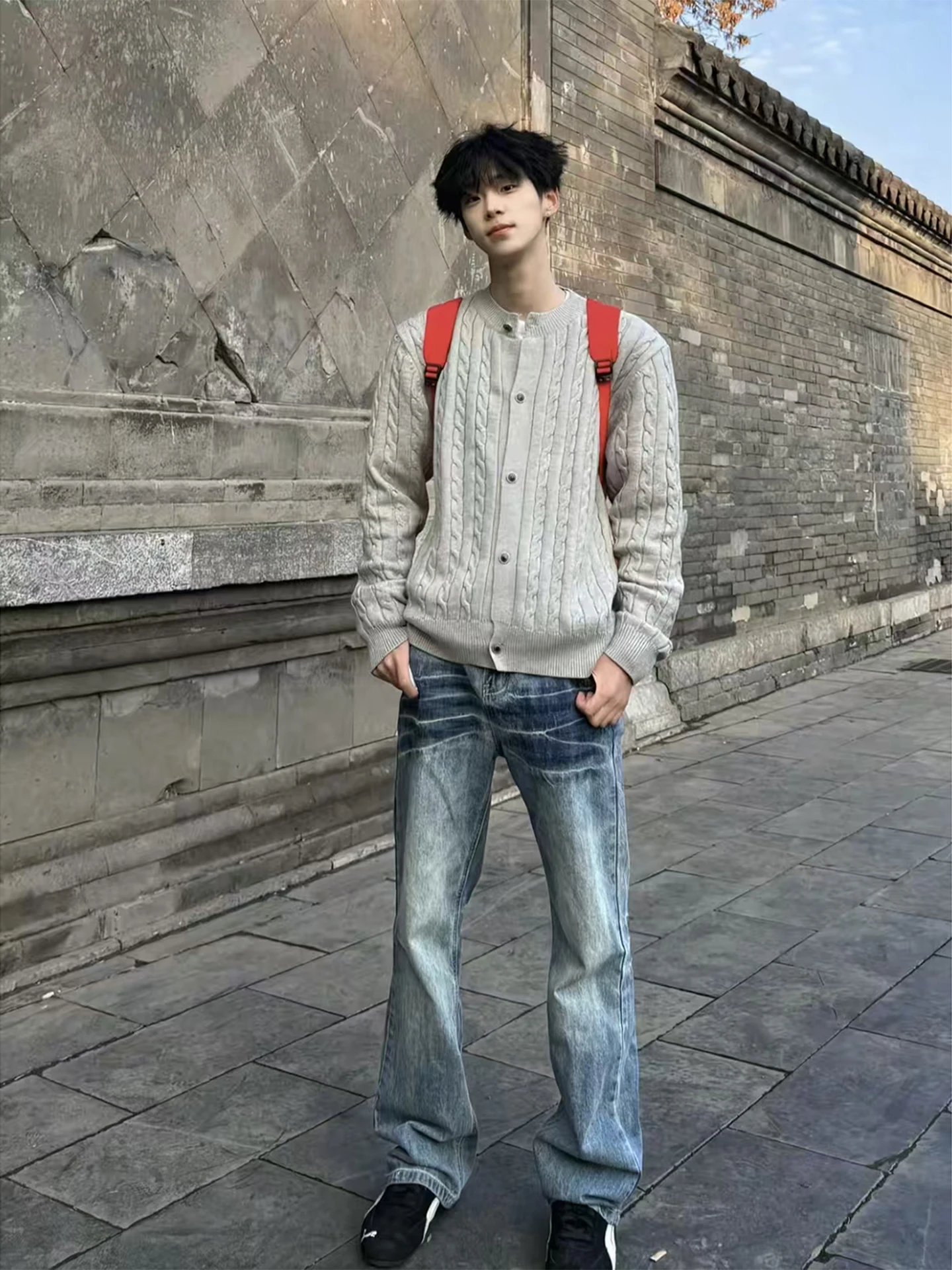 Джинсы Waed с синим узором в виде молнии, прямые брюки в американском стиле High Street, осенние, молодежные, повседневные, прямого кроя
Джинсы Waed с синим узором в виде молнии, прямые брюки в американском стиле High Street, осенние, молодежные, повседневные, прямого кроя