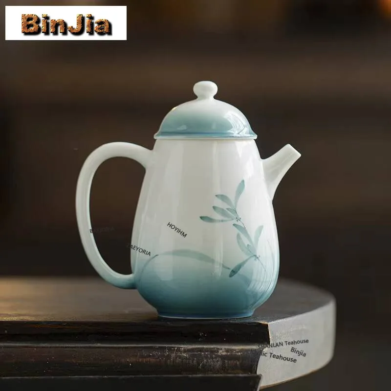 180ml Hand Drawn Orchid Teapot Boutique Tea Infuser Pot Tea Making Kettle With Filter White Tea Tea Ceremony Accessories Gift
180ml Hand Drawn Orchid Teapot Boutique Tea Infuser Pot Tea Making Kettle With Filter White Tea Tea Ceremony Accessories Gift