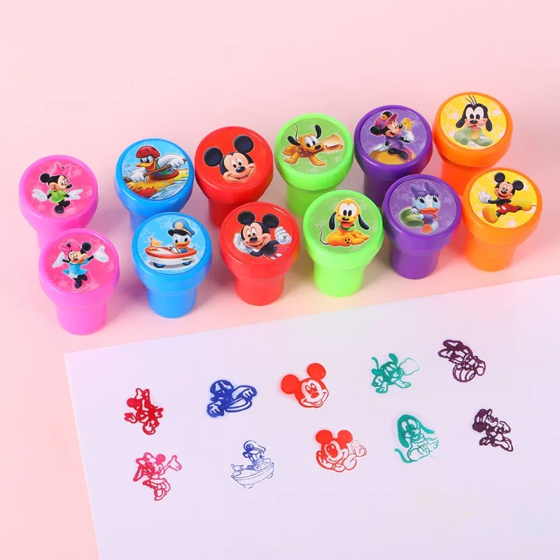 12Pcs Disney Mickey Mouse Cartoon Seal Minnie Mouse Kawaii Anime Figure Stamp Painting Tool Birthday Party Children Toys Gifts
12Pcs Disney Mickey Mouse Cartoon Seal Minnie Mouse Kawaii Anime Figure Stamp Painting Tool Birthday Party Children Toys Gifts
