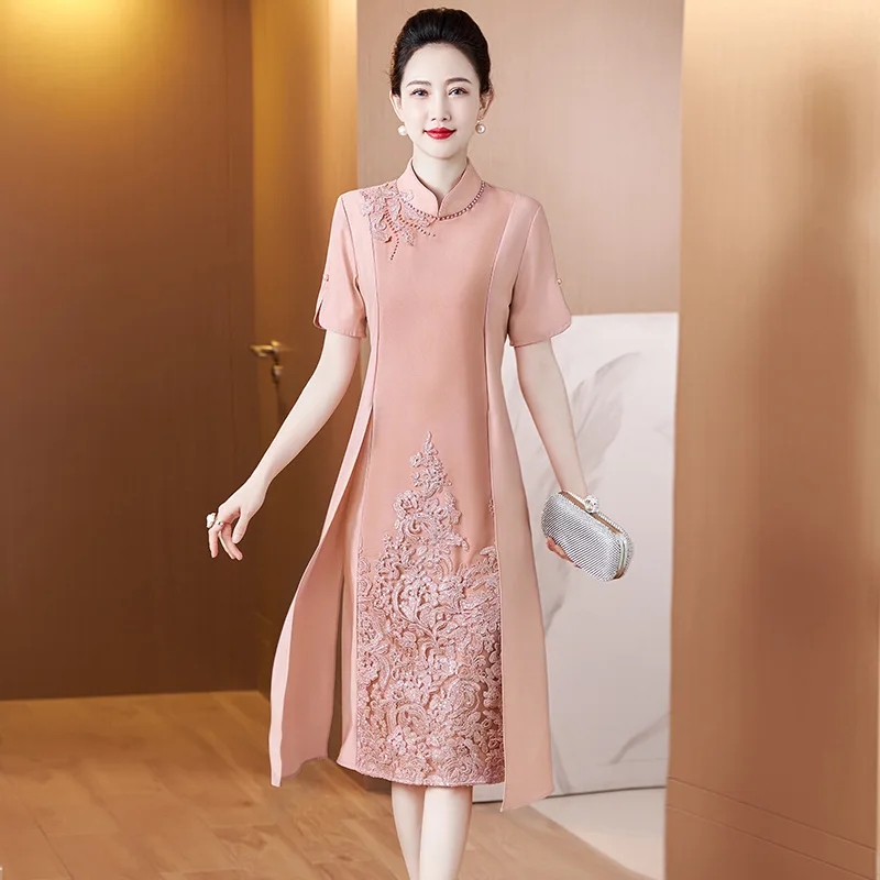 Yourqipao Chinese Wedding Mother of The Bride Dress 2023 Plus Size Evening Party Gowns Mother of Groom Cheongsams Prom Dresses
Yourqipao Chinese Wedding Mother of The Bride Dress 2023 Plus Size Evening Party Gowns Mother of Groom Cheongsams Prom Dresses