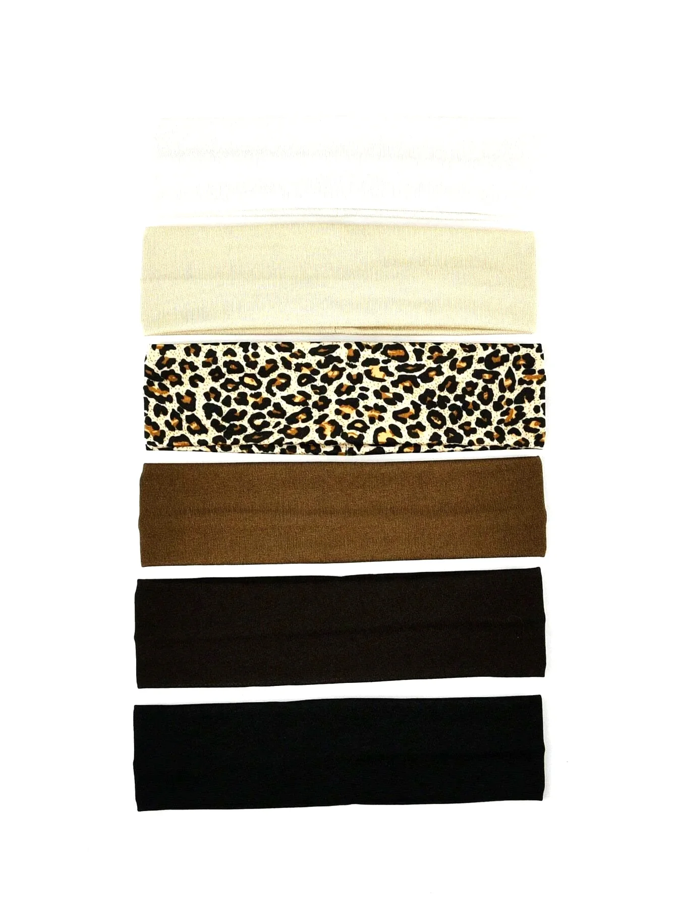 6pcs Unisex Simple Basic Solid Color Leopard Print Face Wash Cycling Running Sports Yoga Leisure Sweat-Absorbing Headband
6pcs Unisex Simple Basic Solid Color Leopard Print Face Wash Cycling Running Sports Yoga Leisure Sweat-Absorbing Headband