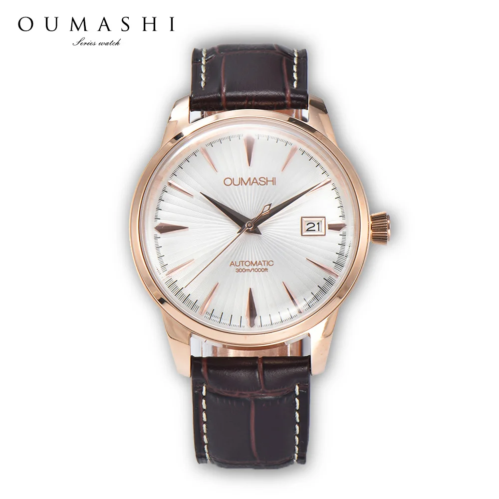 40mm Mineral glass stainless steel watch men's watch Rose gold NH35 watch NH35 movement Waterproof automatic mechanical watch
40mm Mineral glass stainless steel watch men's watch Rose gold NH35 watch NH35 movement Waterproof automatic mechanical watch