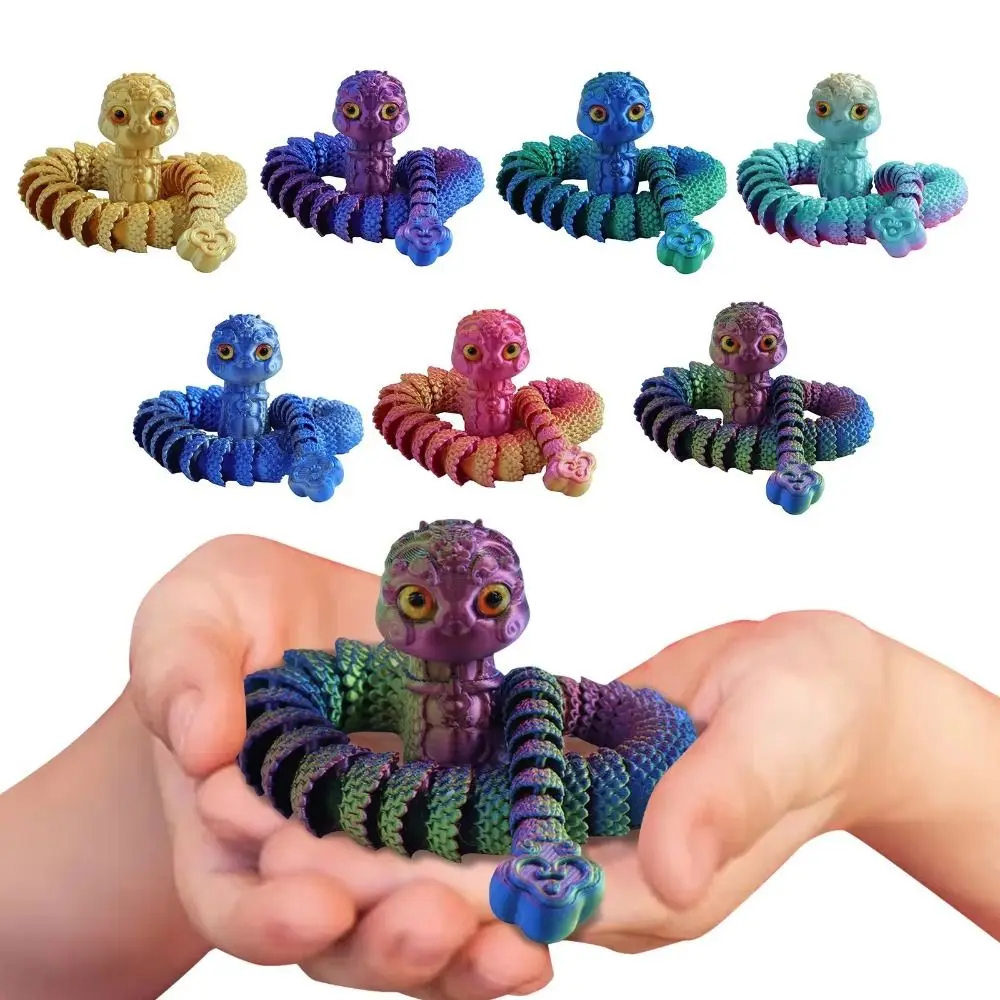 Simulated Eye 3D Printed Snake Snake Baby Sparkling 3D Printed Diceratops Snake Flexible Laser 3D Articulated Snake Toys
Simulated Eye 3D Printed Snake Snake Baby Sparkling 3D Printed Diceratops Snake Flexible Laser 3D Articulated Snake Toys