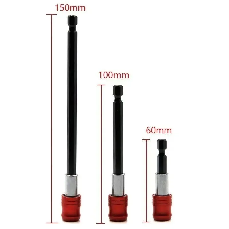 Быстросъемный самоблокирующийся удлинитель 60/100/150 мм, удлинитель с головкой отвертки, шестиугольная ручка, красный набор из трех предметов
Быстросъемный самоблокирующийся удлинитель 60/100/150 мм, удлинитель с головкой отвертки, шестиугольная ручка, красный набор из трех предметов