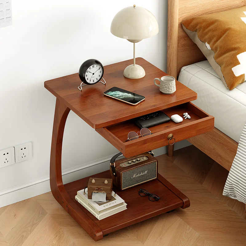 Stable trolley small coffee table bedside table removable side computer desk rack
Stable trolley small coffee table bedside table removable side computer desk rack