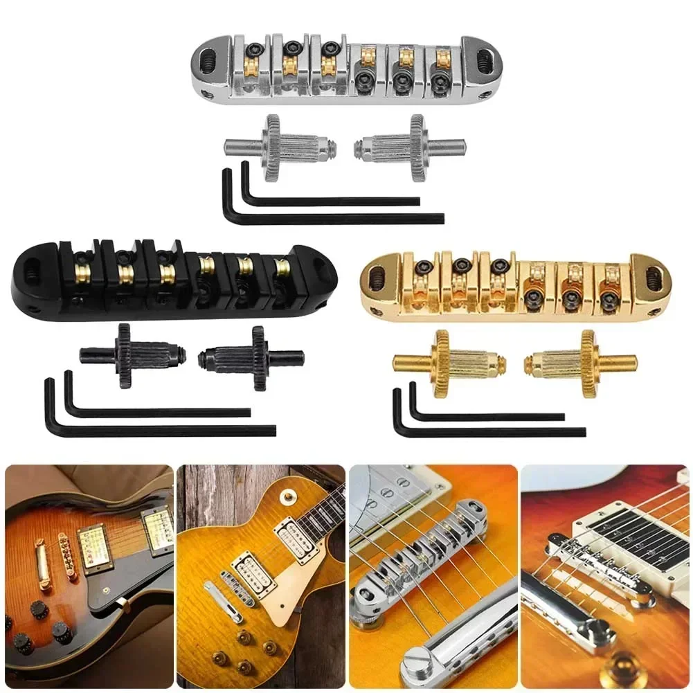 Roller Saddle Guitar Bridge Roller Saddles Tune-O-Matic Zinc Alloy Black For LP SG Electric Guitar Gold Guitar Bridge
Roller Saddle Guitar Bridge Roller Saddles Tune-O-Matic Zinc Alloy Black For LP SG Electric Guitar Gold Guitar Bridge