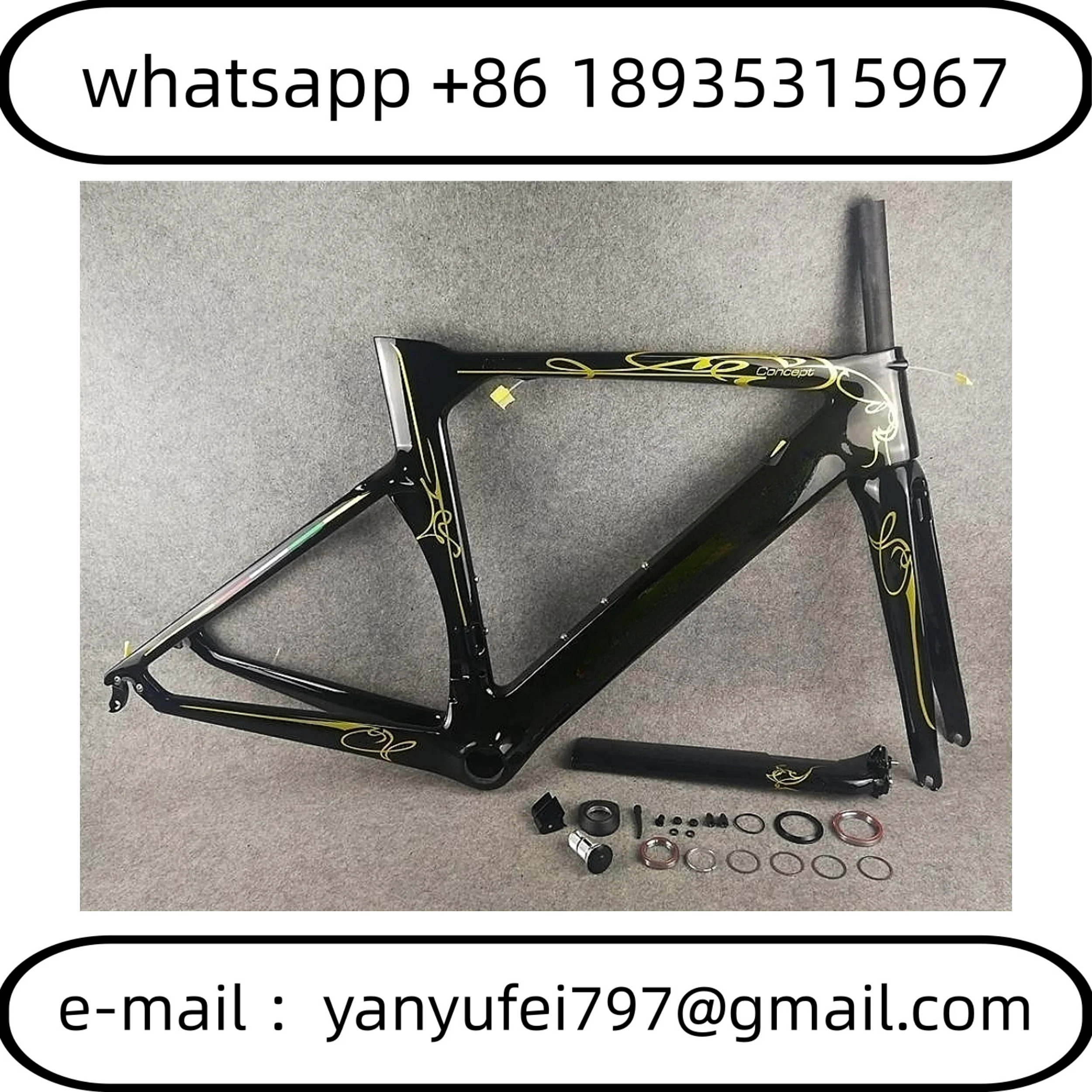 T1000 Concept Road Рама из углеродного волокна Рамы скоростного велосипеда BB386 Дисковый/оночный тормоз Рама гоночного велосипеда Набор индивидуального логотипа DPD Черный
T1000 Concept Road Рама из углеродного волокна Рамы скоростного велосипеда BB386 Дисковый/оночный тормоз Рама гоночного велосипеда Набор индивидуального логотипа DPD Черный