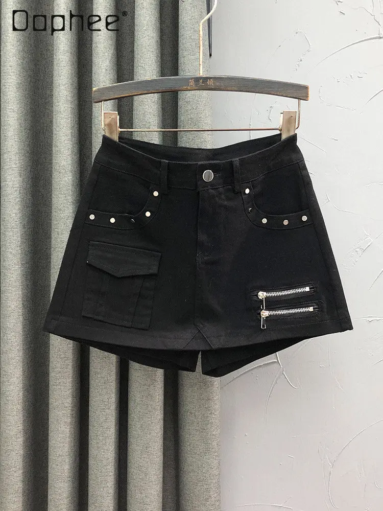 Korean Ins Fashion High Waist Denim Skirt Women 2026 Summer New Trend Personality Solid Color Versatile A-line Skirts Mini Skirt
Korean Ins Fashion High Waist Denim Skirt Women 2026 Summer New Trend Personality Solid Color Versatile A-line Skirts Mini Skirt