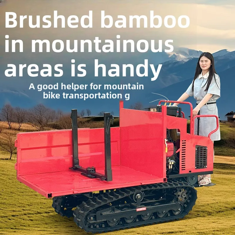 ZC Creeper crawler transporter, crawler chassis, mountain self-unloading all-terrain hill-climbing material transportation
ZC Creeper crawler transporter, crawler chassis, mountain self-unloading all-terrain hill-climbing material transportation