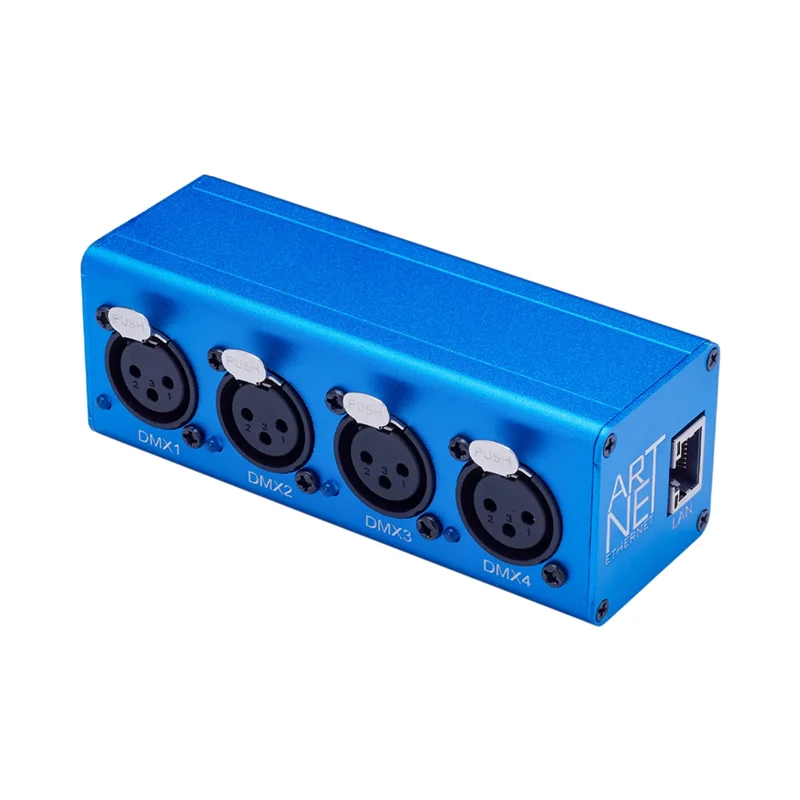 ABMF-Artnet MINI DMX512 4-Вселенная 2048 Ethernet Интерфейс контроллера диско-освещения с MA2 Blue
ABMF-Artnet MINI DMX512 4-Вселенная 2048 Ethernet Интерфейс контроллера диско-освещения с MA2 Blue