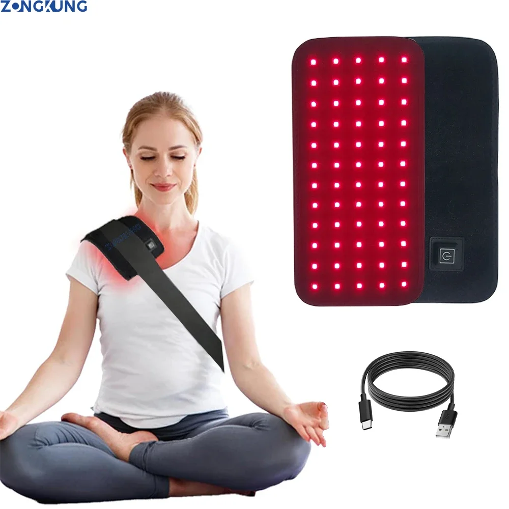 LED Red Light Therapy Belt for Pain Relief 660nm 850nm Red Infrared Light Pad for Waist,Back,Abdomen,Knees,Wrists Joints Muscle
LED Red Light Therapy Belt for Pain Relief 660nm 850nm Red Infrared Light Pad for Waist,Back,Abdomen,Knees,Wrists Joints Muscle