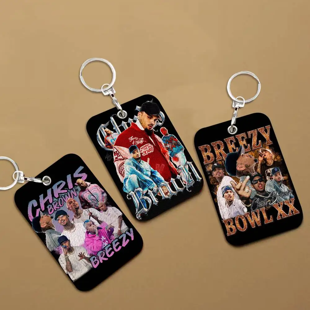 Chris Brown Rapper Breezy Vintage Trendy Leather Card Case Keychain Sturdy Holder for Credit and Transit Cards
Chris Brown Rapper Breezy Vintage Trendy Leather Card Case Keychain Sturdy Holder for Credit and Transit Cards