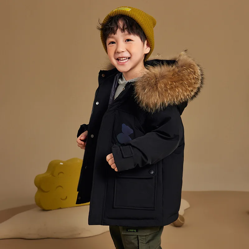 Children's down jacket, boys' medium long style, boys' new style, stylish, winter thick down jacket, out of season for children
Children's down jacket, boys' medium long style, boys' new style, stylish, winter thick down jacket, out of season for children