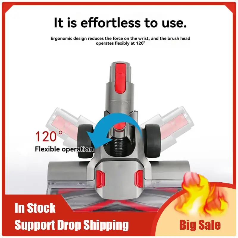 Top Deals Quick-Release Anti-Tangle Cleaner Head For Dyson V7 V8 V10 V11 V15 Vacuum Cleaner Parts Hard Floor Attachments
Top Deals Quick-Release Anti-Tangle Cleaner Head For Dyson V7 V8 V10 V11 V15 Vacuum Cleaner Parts Hard Floor Attachments