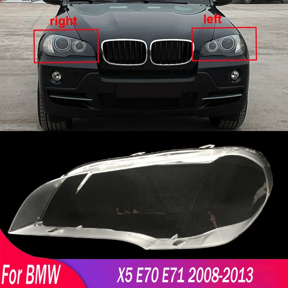 For BMW X5 E70 E71 2008-2013 Car Front Headligh Torganic Glass Transparent Lamp Shell Headlight Cover Car Accessories
For BMW X5 E70 E71 2008-2013 Car Front Headligh Torganic Glass Transparent Lamp Shell Headlight Cover Car Accessories