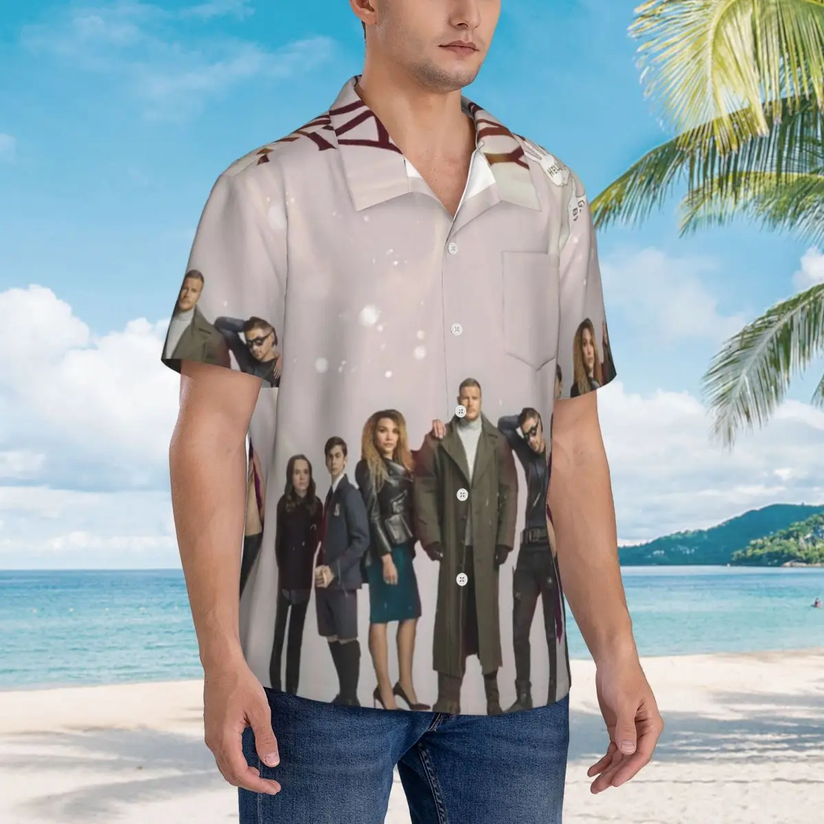 The Umbrella Academy Tv Hawaiian Shirts Fashion Men Short Sleeve Shirt for Summer Beach Men's Lapel Tops
The Umbrella Academy Tv Hawaiian Shirts Fashion Men Short Sleeve Shirt for Summer Beach Men's Lapel Tops