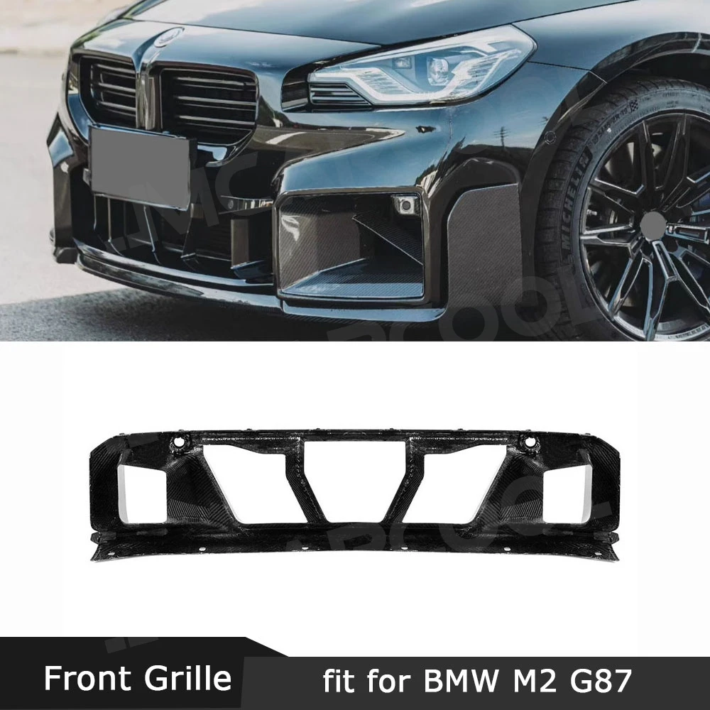 Dry Carbon Fiber Car Front Center Bumper Grill Trim Bumper Grill Car Accessories For BMW 2 Series M2 G87 2022+
Dry Carbon Fiber Car Front Center Bumper Grill Trim Bumper Grill Car Accessories For BMW 2 Series M2 G87 2022+