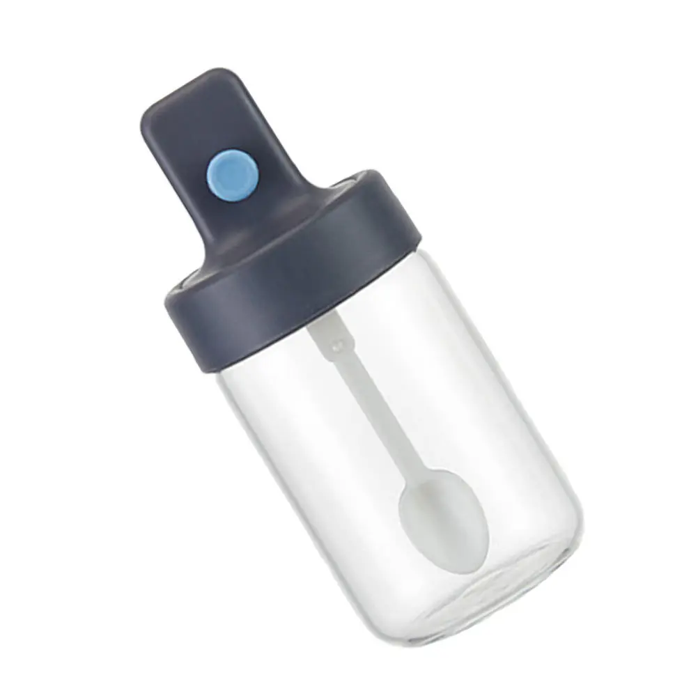 1Pcs Seasoning Jar Transparent Kitchen Spice Container Compact Storage Box Spoon Lid Condiment Container
1Pcs Seasoning Jar Transparent Kitchen Spice Container Compact Storage Box Spoon Lid Condiment Container