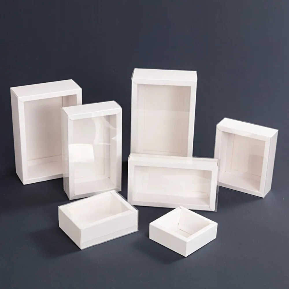 10PCS/SET Clear Window Kraft Gift Box Hardcore Foldable Drawer Gift Box Reusable DIY Gift Packaging Box Holiday Gifting
10PCS/SET Clear Window Kraft Gift Box Hardcore Foldable Drawer Gift Box Reusable DIY Gift Packaging Box Holiday Gifting