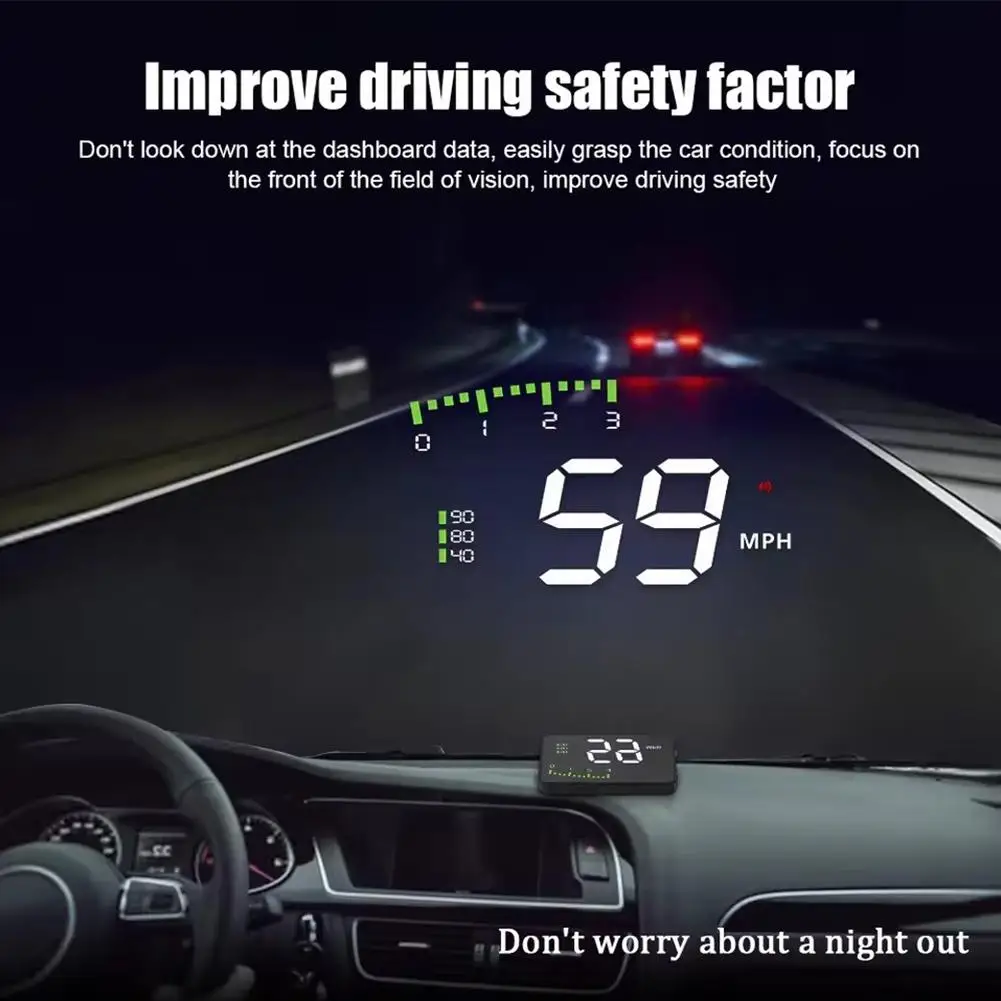 Car Head-up Digital Display Speedometer Water Temperature Accessories Projector Auto Electronics Windshield Volt R6Y7
Car Head-up Digital Display Speedometer Water Temperature Accessories Projector Auto Electronics Windshield Volt R6Y7